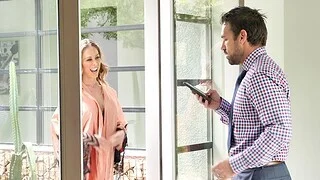 Passionate fucking with stunning neighbor Cherie Deville. HD