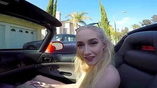 Shaved blonde Emma Starletto gets fucked hard off out of one's mind a stranger